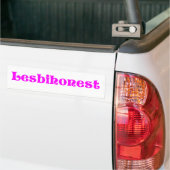 Autocollant De Voiture Lesbihonest (Sur camion)