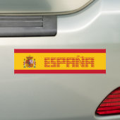 Autocollant De Voiture L'Espagne - drapeau/España - Bandera (En voiture)