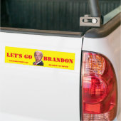 AUTOCOLLANT DE VOITURE LET'S GO BRANDON BUMPER STICKER (Sur camion)