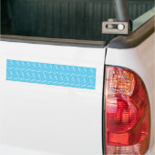 Autocollant De Voiture Lettre A - Monogramme bleu Aqua initial (Sur camion)