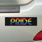 Autocollant De Voiture Lettres de ballon Rainbow Pride (En voiture)
