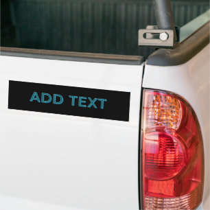 Autocollant De Voiture Lettres en contour modifiables avec ombre portée