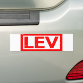 Autocollant De Voiture Lev Stamp (En voiture)