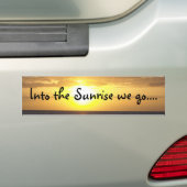 Autocollant De Voiture Lever du soleil... (En voiture)