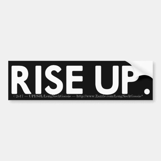 Autocollant De Voiture Levez-vous (Devant)