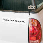 Autocollant De Voiture L'évolution se produit pare-chocs (Sur camion)