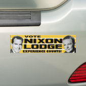 Autocollant De Voiture L'expérience 1960 de loge de Nixon compte (En voiture)