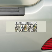 Autocollant De Voiture L'extinction est Forever (En voiture)