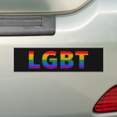 Autocollant De Voiture Lgbt (En voiture)