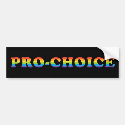 Autocollant De Voiture LGBT Pro-Choice Abortion ROEvember Votez (Devant)