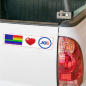 Autocollant De Voiture LGBTQ Aimez Joe Biden ! (Sur camion)