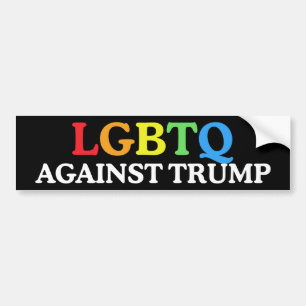 Autocollant De Voiture LGBTQ contre Trump Biden 2024 Anti-Trump