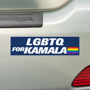 Autocollant De Voiture LGBTQ pour Kamala Harris 2024