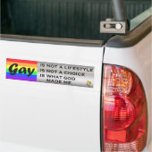 Autocollant De Voiture L'homosexuel est (Sur camion)