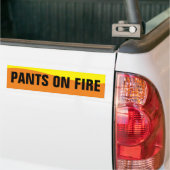 AUTOCOLLANT DE VOITURE LIAR LIAR PANTS (Sur camion)