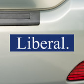 Autocollant De Voiture Libéral (En voiture)