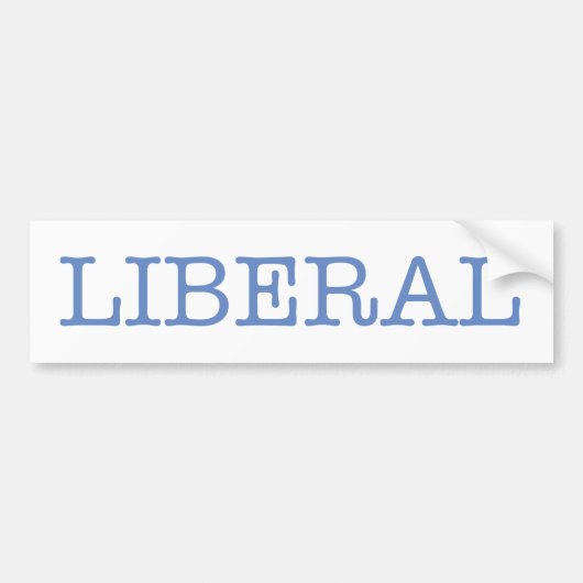 Autocollant De Voiture Libéral (Devant)