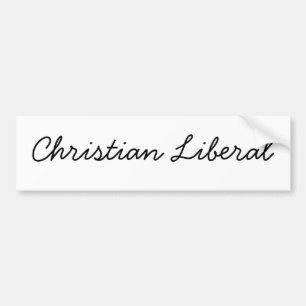 Autocollant De Voiture Libéral chrétien