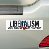 Autocollant De Voiture Libéralisme (En voiture)