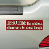 Autocollant De Voiture Libéralisme défini (En voiture)