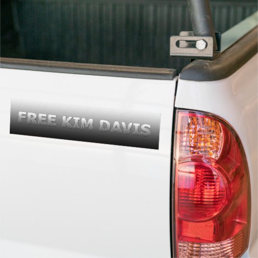 Autocollant De Voiture Libérer Kim Davis (Sur camion)