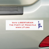 Autocollant De Voiture Libertaire de vote (En voiture)