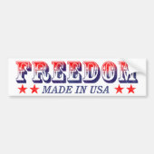 Autocollant De Voiture Liberté (Devant)