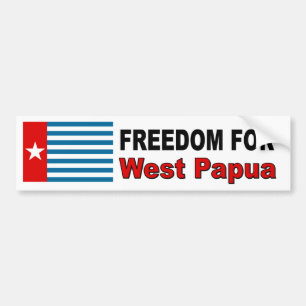 Autocollant De Voiture Liberté pour la Papouasie occidentale