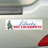 Autocollant De Voiture Liberty Not Lockdowns Bumper Sticker (En voiture)