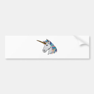Autocollant De Voiture licorne holographique