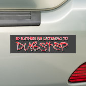 Autocollant De Voiture L'identification plutôt écoute Dubstep (En voiture)