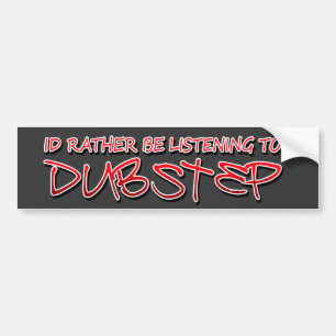 Autocollant De Voiture L'identification plutôt écoute Dubstep
