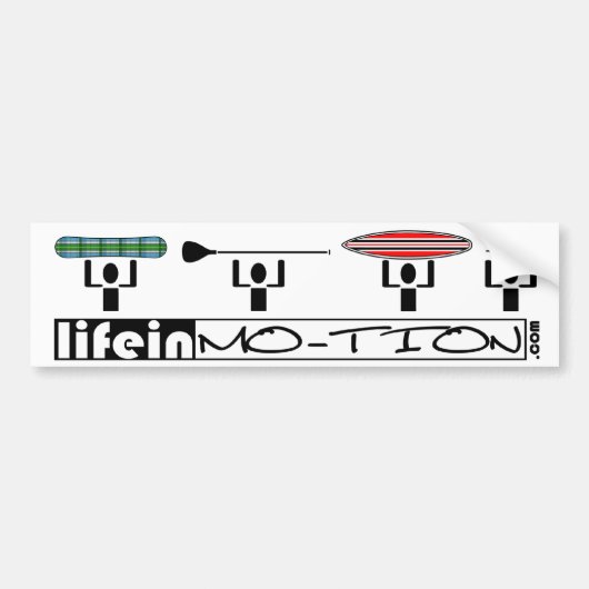 Autocollant De Voiture LifeinMotion_Bumpersticker (Devant)