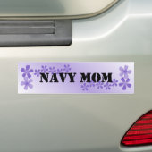 Autocollant De Voiture Lilas de maman de marine (En voiture)