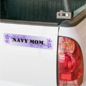 Autocollant De Voiture Lilas de maman de marine (Sur camion)