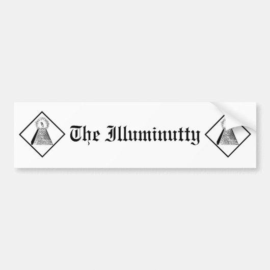 Autocollant De Voiture L'Illuminutty (Devant)