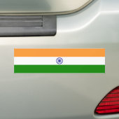 Autocollant De Voiture L'Inde - drapeau national indien (En voiture)
