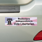 Autocollant De Voiture L'indépendance de Redeclare (En voiture)