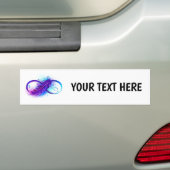 Autocollant De Voiture L'infini avec plume violette (En voiture)
