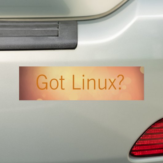 Autocollant De Voiture Linux obtenu ? - Adhésif pour pare-chocs (En voiture)