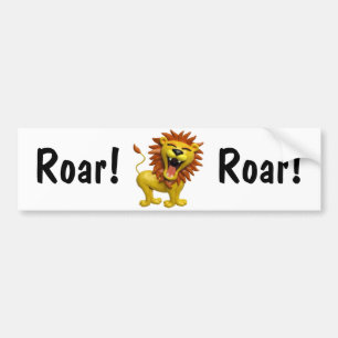 Autocollant De Voiture Lion hurlant