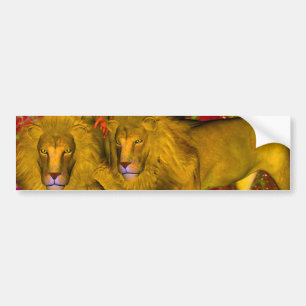 Autocollant De Voiture Lions