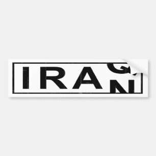 Autocollant De Voiture L'Iran Irak