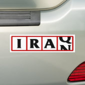 Autocollant De Voiture L'Iran vers l'Irak (En voiture)