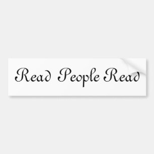 Autocollant De Voiture Lire les gens Lire