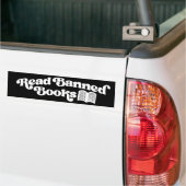 Autocollant De Voiture Lire les livres interdits (Sur camion)