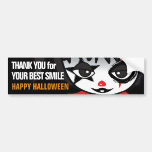 Autocollant De Voiture Little Clown Crime Watch Halloween ver