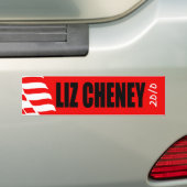 AUTOCOLLANT DE VOITURE LIZ CHENEY (En voiture)