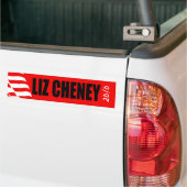 AUTOCOLLANT DE VOITURE LIZ CHENEY (Sur camion)