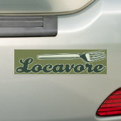 Autocollant De Voiture Locavore (En voiture)